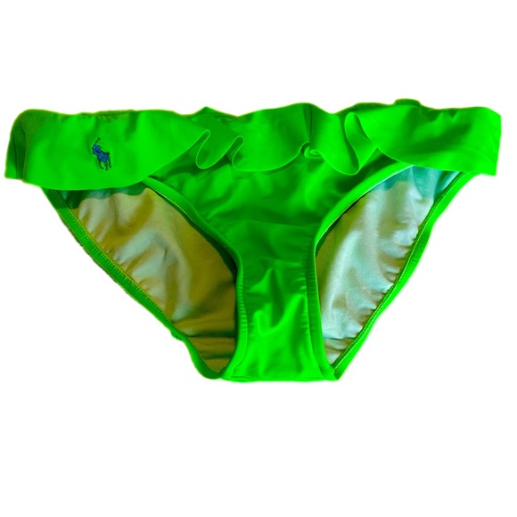 Neon Green Small Ralph Lauren Bikini Bottom - Picture 1 of 3